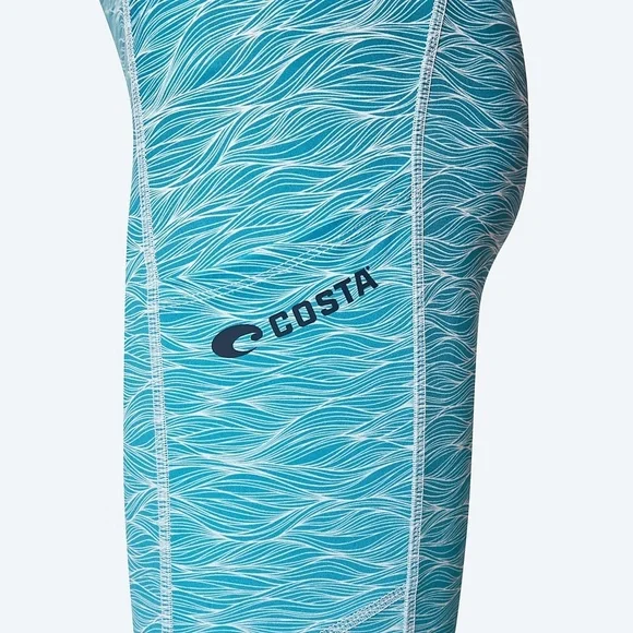 Costa Del Mar Coastal Performance Printed Leggings Size M - Picture 2 of 6